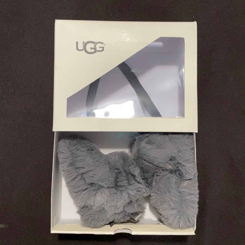 Gray furry Ugg’s for baby